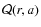 ${\cal Q}(r, a)$