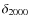 $\delta_{2000}$