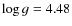 $\log{g}=4.48$