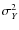 $\sigma _{Y}^{2}$