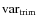 ${\rm var}_{\rm trim}$