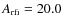 $A_{\rm rfi} = 20.0$