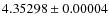 $4.35298 \pm 0.00004$