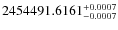 $ 2454491.6161^{\rm + 0.0007 }_{- 0.0007} $