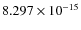 $8.297\times10^{-15}$