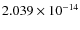 $2.039\times10^{-14}$