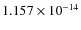 $1.157\times10^{-14}$
