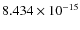 $8.434\times10^{-15}$
