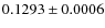 $0.1293\pm0.0006$