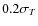 $0.2 \sigma_T$