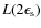$L(2\epsilon_{\rm s})$