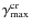$\gamma ^{\rm cr}_{\rm max}$