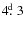 $4\hbox{$.\!\!^{\rm d}$ }3$