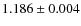 $1.186\pm0.004$