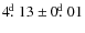 $4\hbox{$.\!\!^{\rm d}$ }13 \pm 0\hbox{$.\!\!^{\rm d}$ }01$