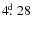 $4\hbox{$.\!\!^{\rm d}$ }28$