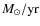 $M_\odot/{\rm yr}$