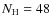 $N_{\rm H} = 48$