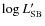 $\log L_{\rm {SB}}'$