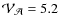 ${\cal V_A} = 5.2$
