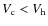 $V_{\rm c} < V_{\rm h}$