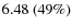 $6.48~(49\%)$
