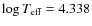 $\log T_{\rm eff}=4.338$