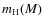 $m_{\rm H}(M)$