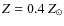 $Z = 0.4~ {Z}_\odot$