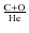 $\frac{{\rm C}+{\rm O}}{{\rm He}}$
