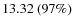 $13.32~(97\%)$