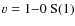 $v=1{-}0~{\rm S}(1)$