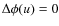 $\Delta\phi(u)=0$