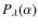 $P_{\lambda}(\alpha)$