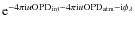 ${\rm e}^{-4\pi {\rm i} u {\rm OPD}_{\rm int} -4\pi {\rm i} u {\rm OPD}_{\rm atm} - {\rm i} \phi_{\lambda}}$