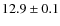 $12.9\pm0.1$