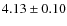 $4.13\pm0.10$