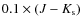 $0.1 \times (J - K_{\rm s})$
