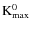 ${\rm K}^0_{\rm max}$