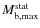 $M^{\rm stat}_{\rm b,max}$