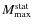$M_{\rm max}^{\rm stat}$