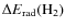 $\Delta E_{\rm rad}(\rm H_2)$