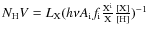 $N_{\rm H} V = L_{\rm X} (h \nu A_{\rm i} f_{\rm i} \frac{\rm X^{i}}{\rm X} \frac{\rm [X]}{\rm [H]})^{-1}$