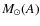 $M_{\odot}(A)$