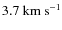 $\rm{3.7~km~s^{-1}}$