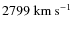 $\rm{2799~km~s^{-1}}$