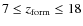 $7 \le z_{\rm form} \le 18$