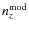 $n_{z}^{\rm mod}$
