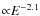 ${\propto} E^{-2.1}$