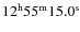 $\rm 12^h55^m15.0^s$